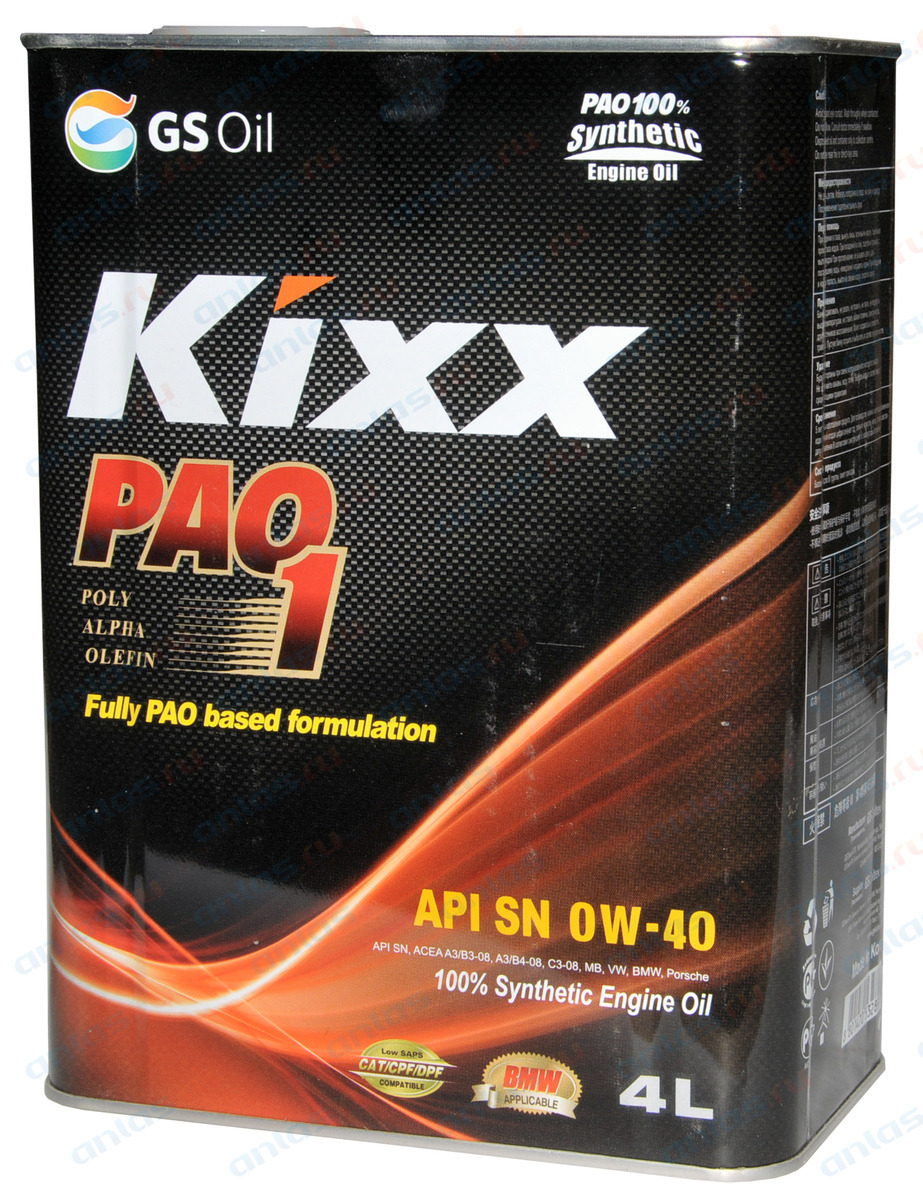Kixx PAO 1 0w-40 4l